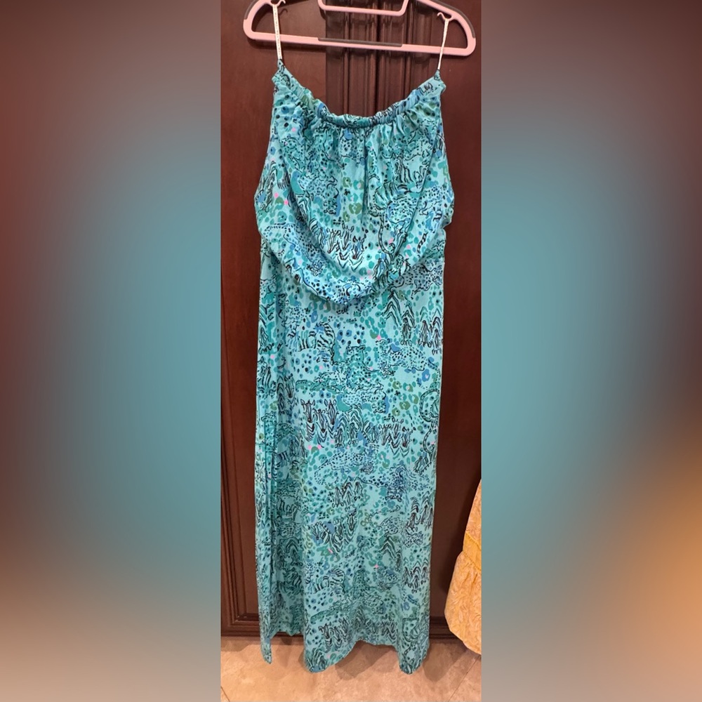 Lilly Pulitzer strapless maxi - Everglades